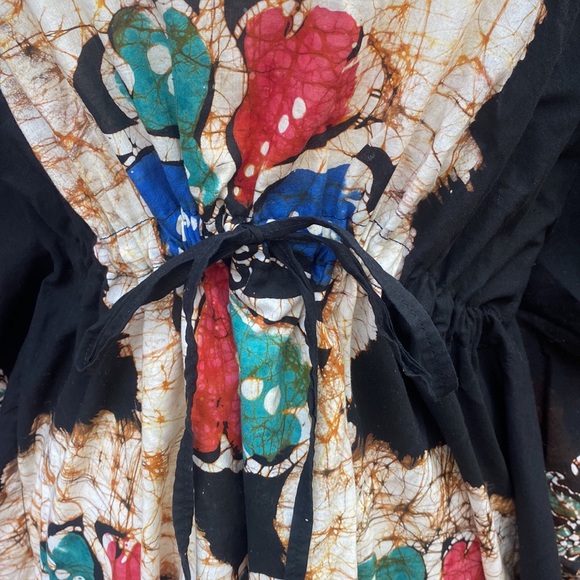 21🤗265-You Are Awesome❤️ Vintage Flower Kaftan - Picture 6 of 8